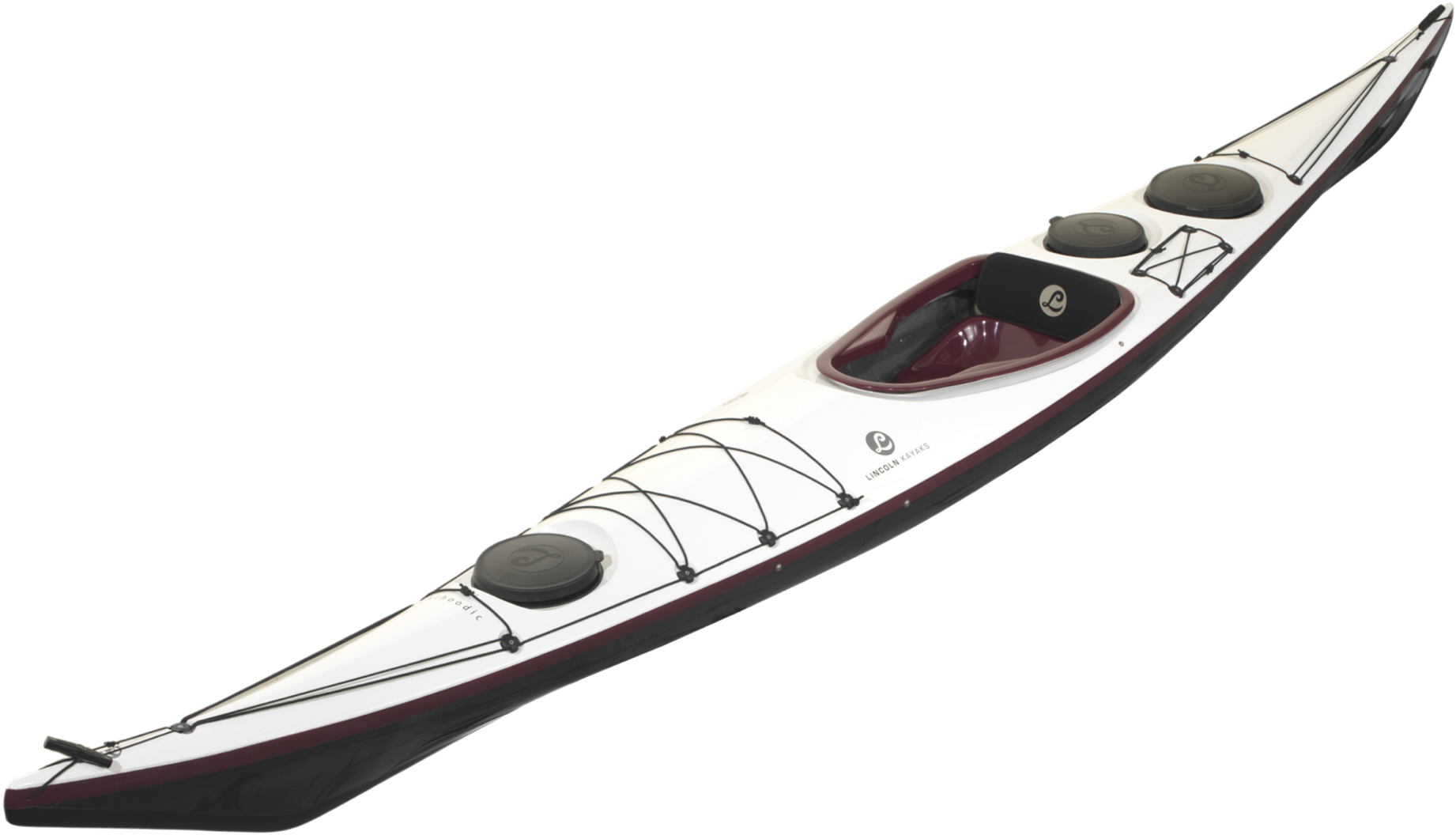 Kayak Clipart Wooden Canoe - Sea Kayak (1857x1088), Png Download