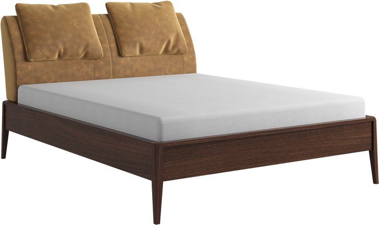 Skey Pure Bed 160 Or - Bed Frame (1000x667), Png Download