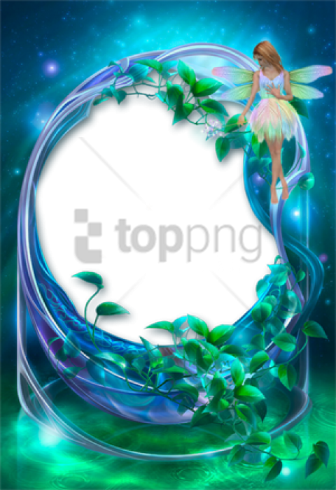Free Png Hd Blue Flowers Frames Png Image With Transparent - Frame Flowers Blue Png (480x701), Png Download