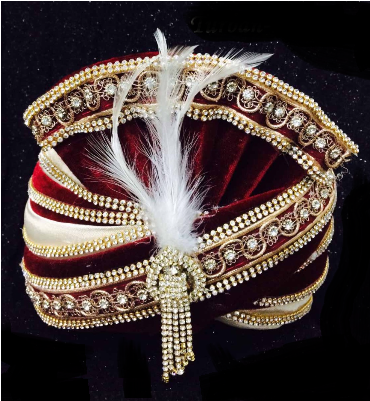 Turban 116 Front - Headpiece (600x720), Png Download