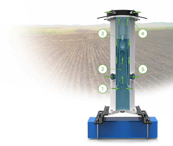 N-vision Cutaway - Grass (600x523), Png Download