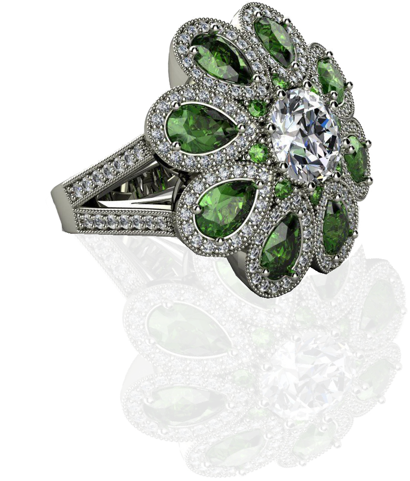 Custom Design Jewelry Is Giving You The Opportunity - Engagement Ring (1280x1024), Png Download