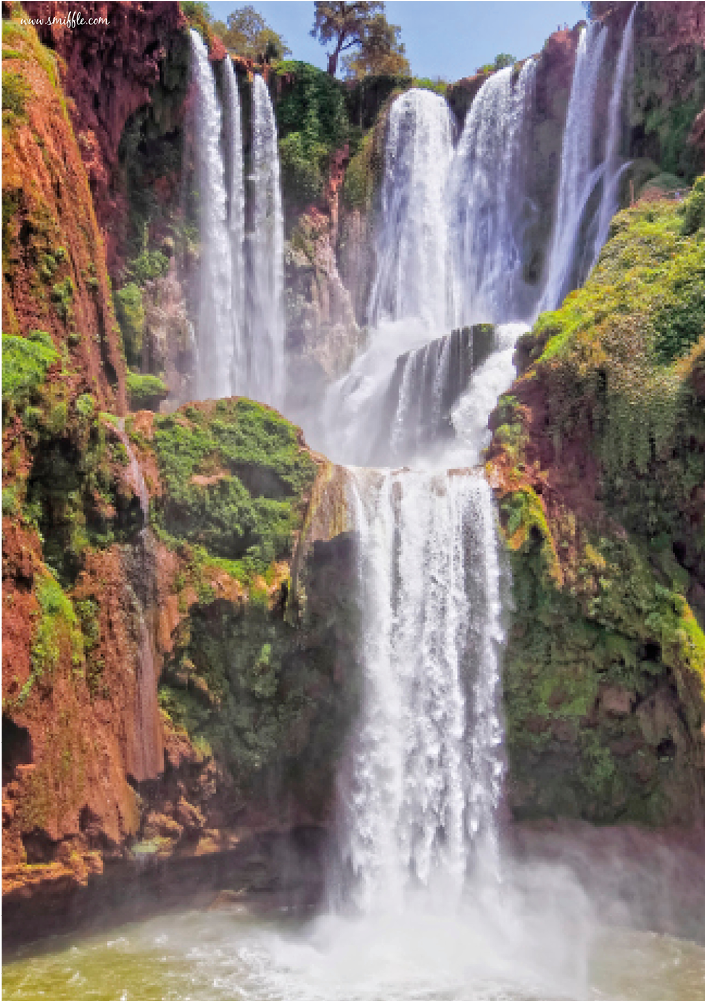 Waterfalls - Wfs083 - Ouzoud Marokko (1000x1000), Png Download