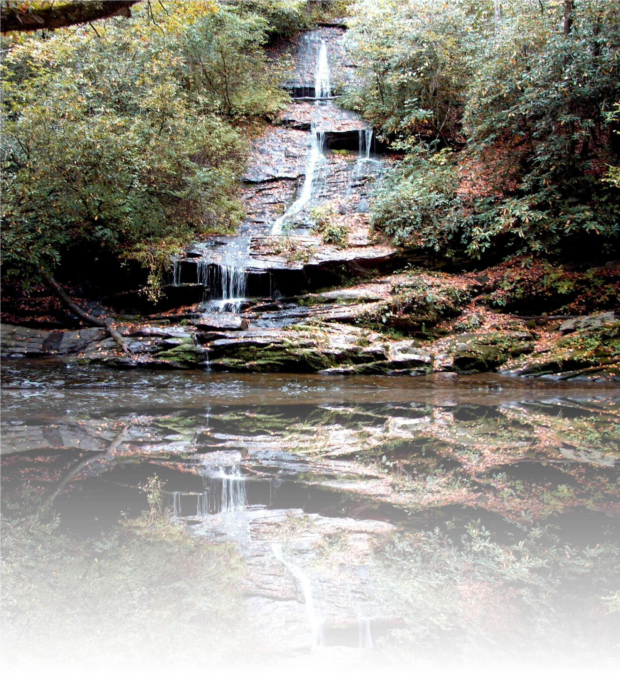 Deep C Falls - Tom Branch (2048x2401), Png Download
