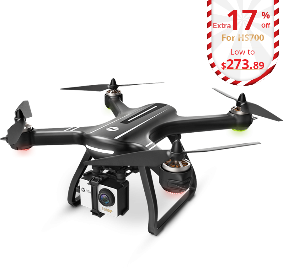 Holy Stone Hs700 Fpv Drone With 1080p Hd Camera Live - Holy Stone Hs700 Fpv Drone (1000x1000), Png Download