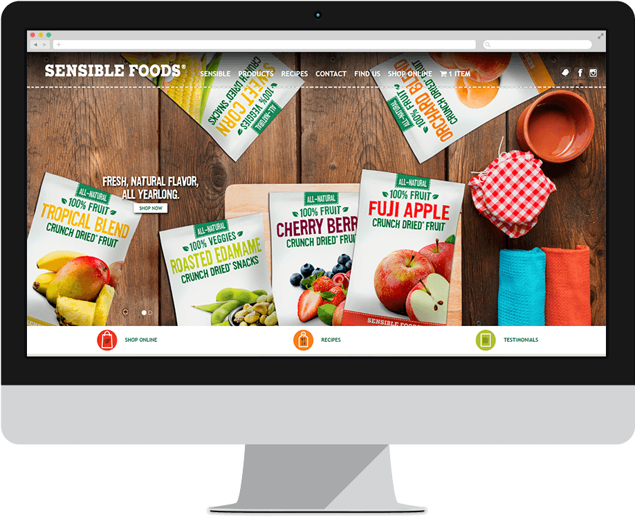 100% All Natural Crunch Dried® Fruit & Vegitables - Web Page (960x750), Png Download