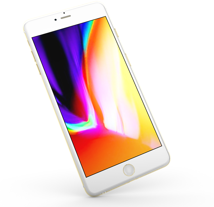 Iphone, Render, Display, Technology, White, Mobile - Samsung Galaxy (720x720), Png Download