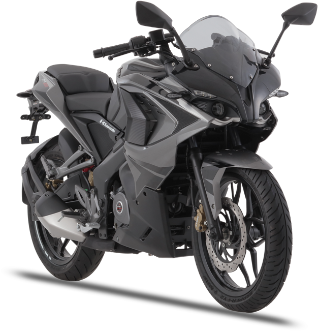 Previous - Kawasaki Rouser Rs200 Black (1024x683), Png Download
