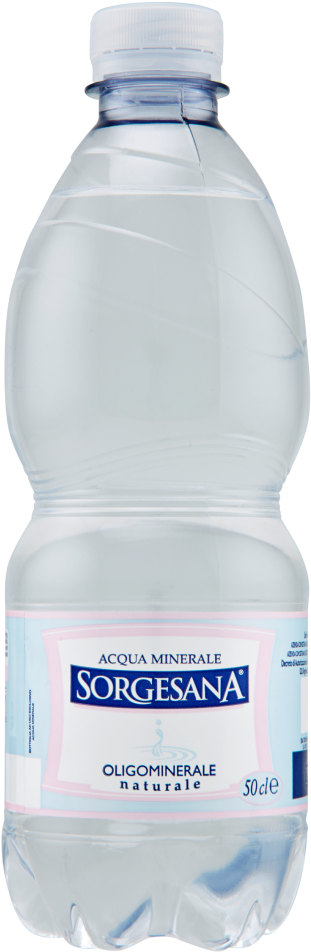 Sorgesana Acqua Naturale Pet 500 Ml - Mineral Water (1000x1000), Png Download