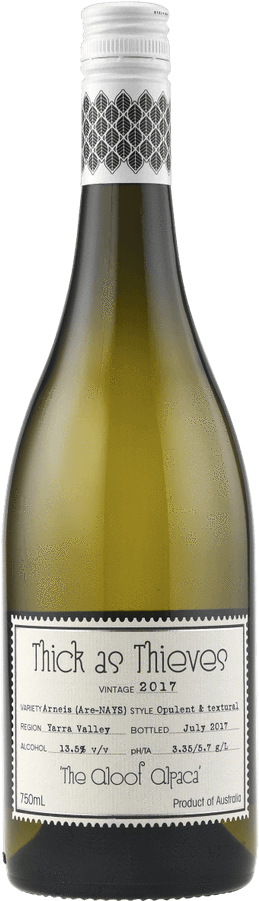 2017 Thick As Thieves The Aloof Alpaca Arneis - Villa Cornaro Prosecco Extra Dry (697x900), Png Download
