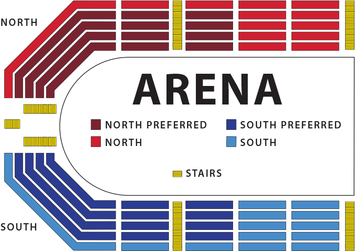 Choose Your Seating Preference - Mandalay Bay (740x560), Png Download