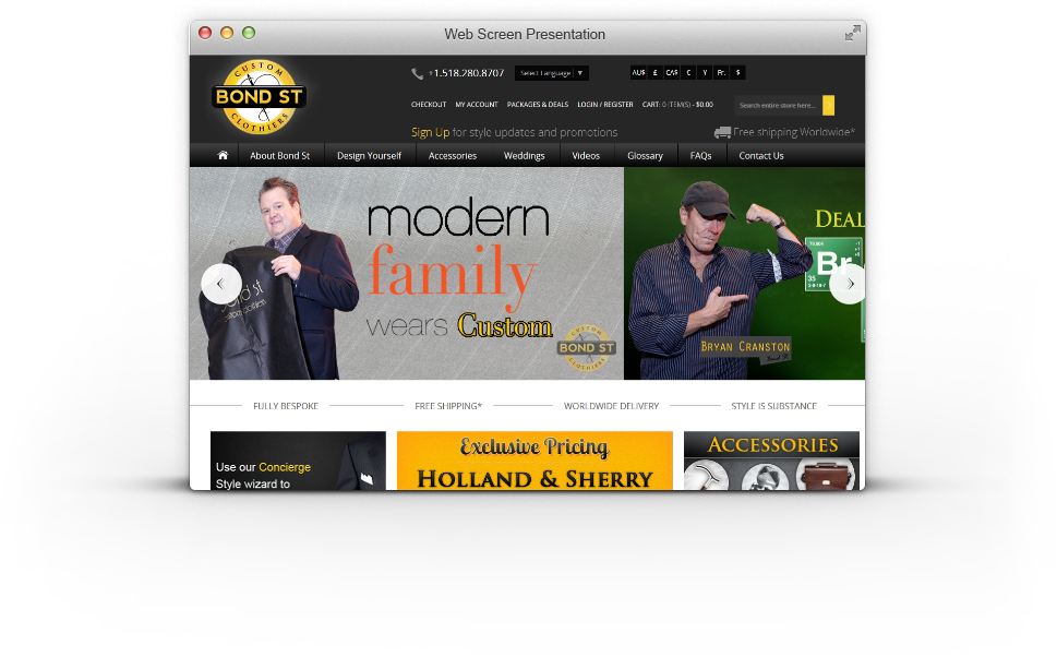 Responsive E-commerce Website For Plus Size Clothes - Online Advertising (969x602), Png Download