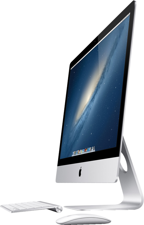Apple Imac All In One Desktop Pc Computer - Last Generation Of Computer (500x744), Png Download