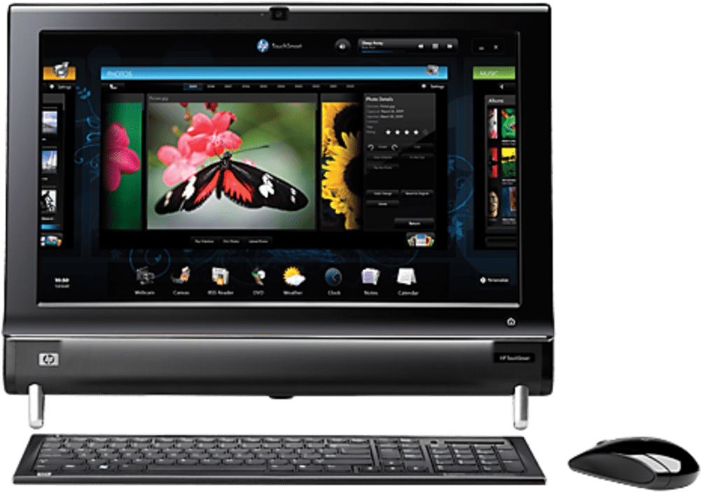 Hp Touchsmart 300-1020 Desktop Pc Drivers - Hp Touchsmart 300 (1020x766), Png Download
