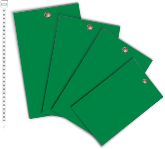Green Write-on Vinyl Tag - Art Paper (600x520), Png Download