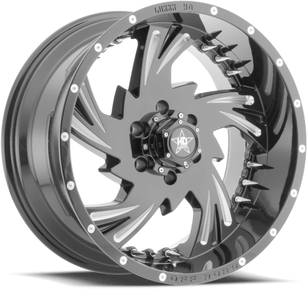 Luxxx Hd Off Road® Lux Hd 7 Wheels Rims Gloss Black - Scorpion Sc19 (640x640), Png Download