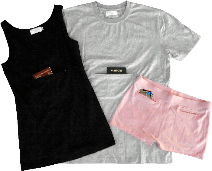 A Clever Top For Clever Travelers - Womens Travel Shirt With Hidden Pocket (900x600), Png Download