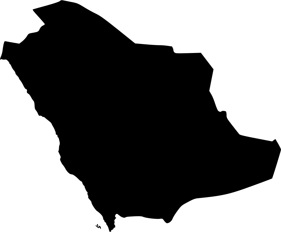 Click To Download Saudi, Arabia, Flag, Dinamarca, Republic - Saudi Arabia Map Png (980x810), Png Download