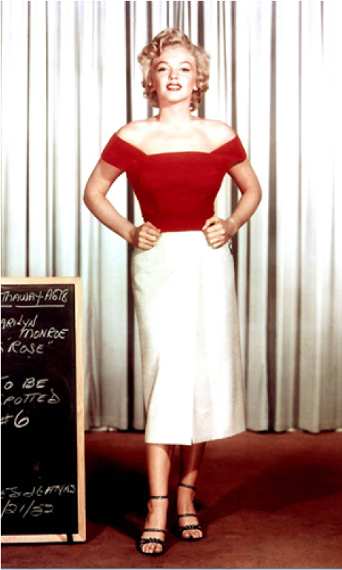 Marilyn Monroe Off The Shoulder Celebrity Style Sexy - World Doll Marilyn Monroe (800x800), Png Download