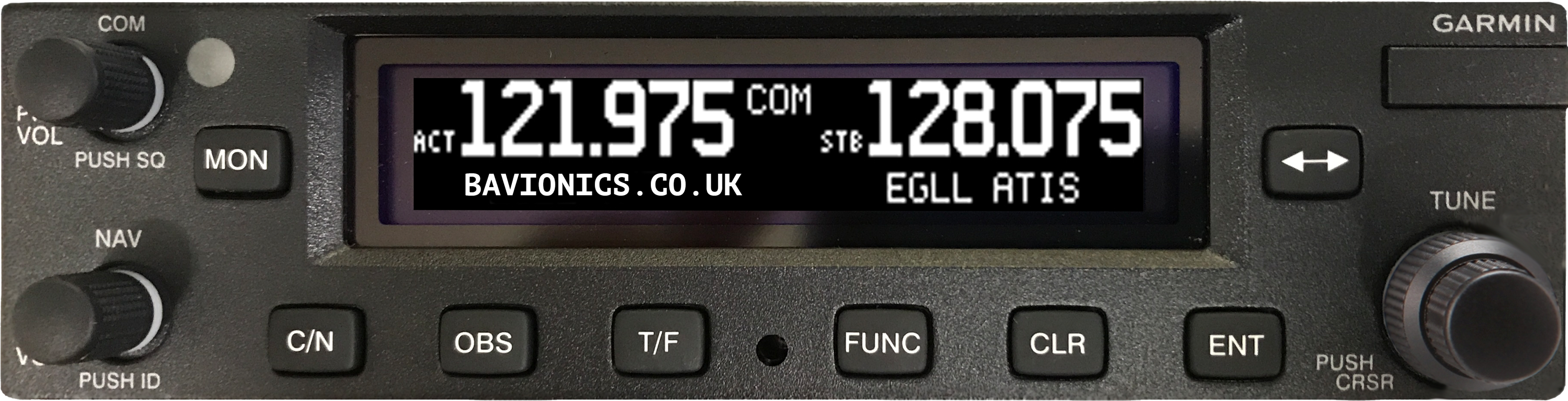 Gnc255a - Gnc 255a Com Nav (5257x2081), Png Download