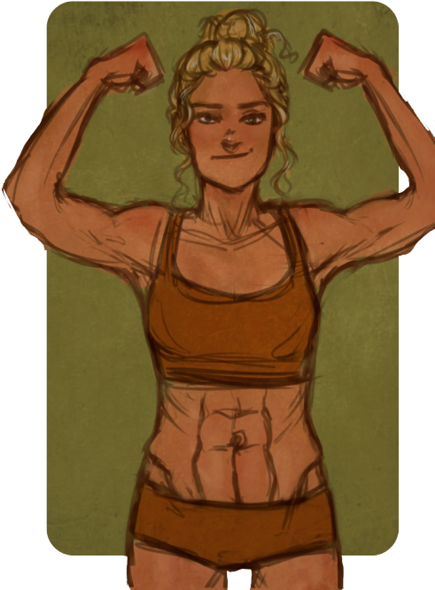Righty, But Can Probably Wield A Weapon With Both Hands - Annabeth Chase Height (500x704), Png Download
