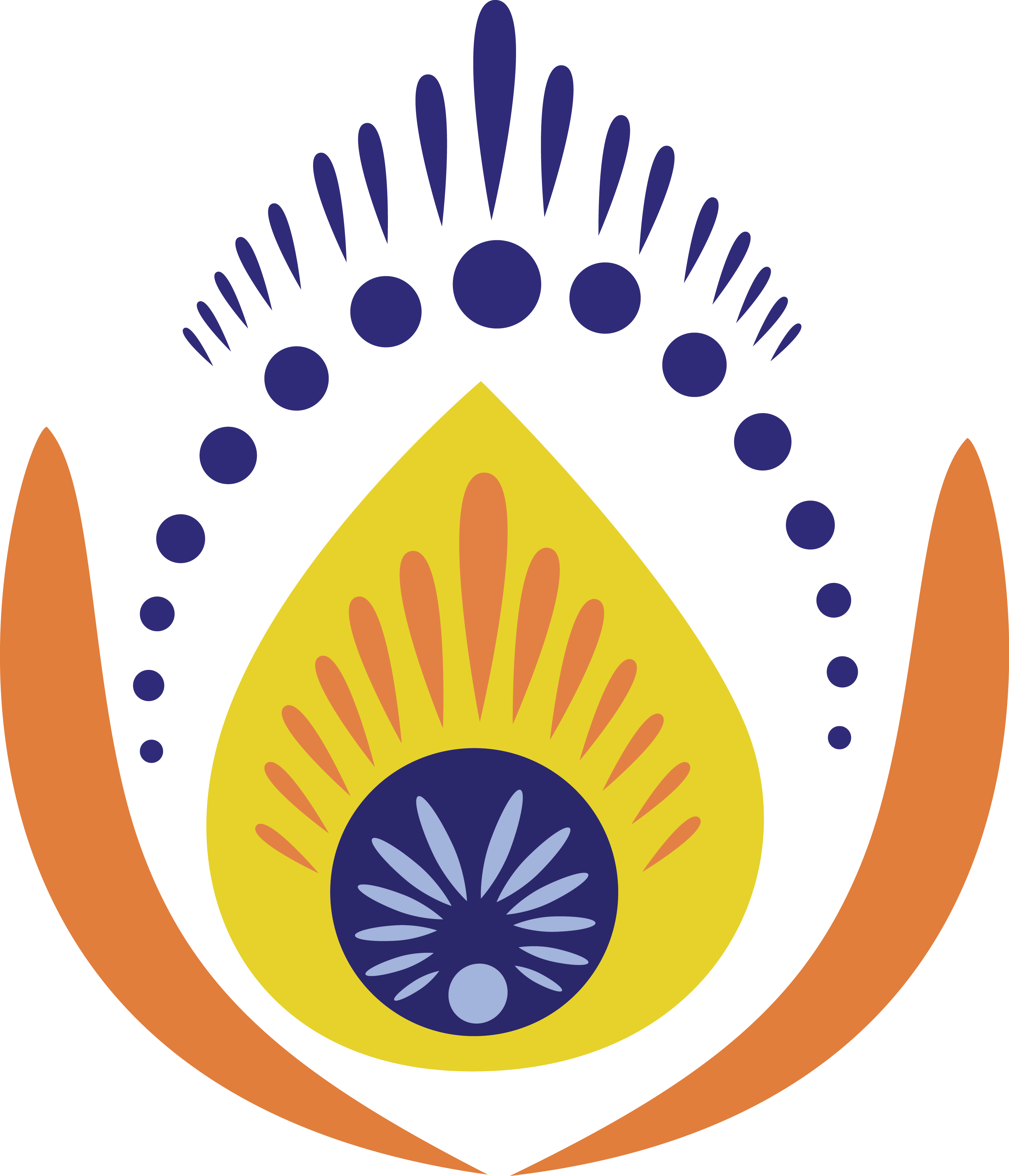 Peacock - - Circle (3197x3726), Png Download