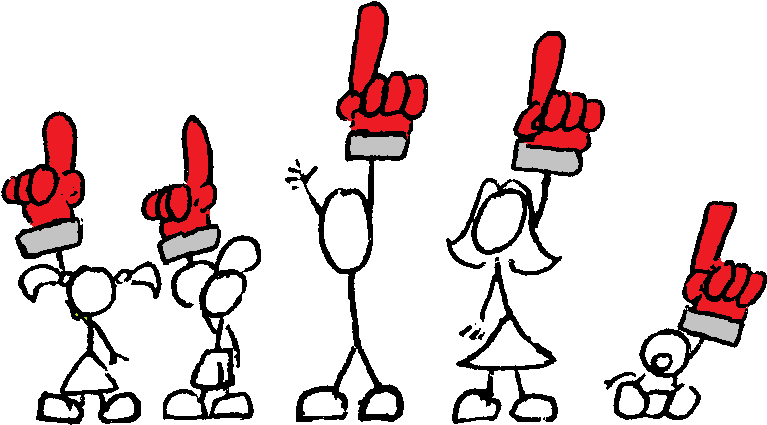 #fans - Cartoon (773x474), Png Download