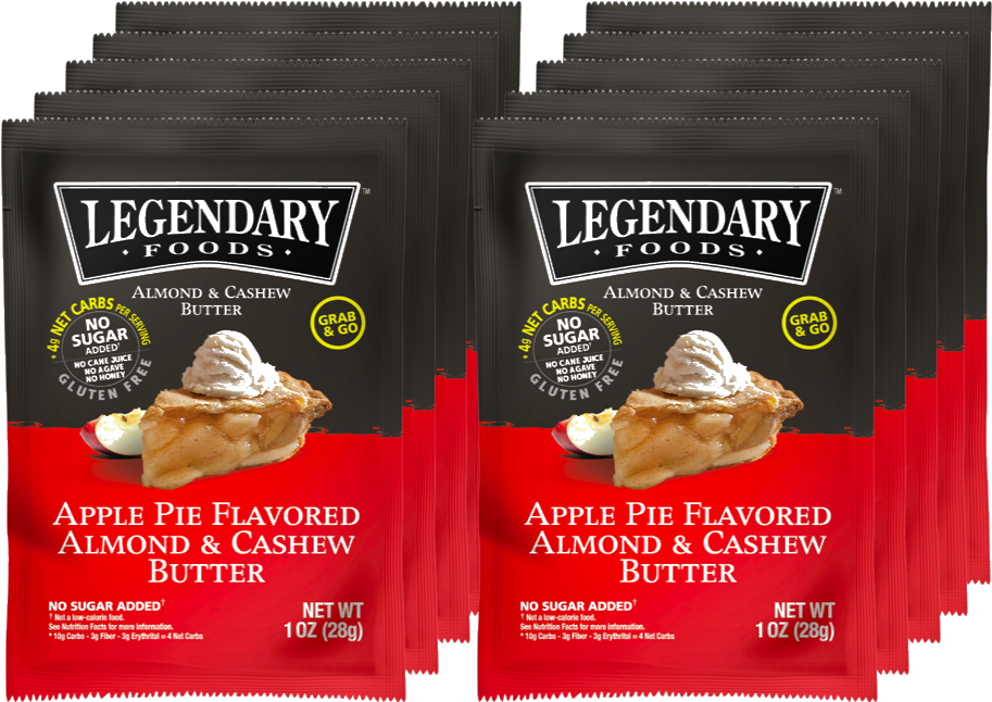 Apple Pie Almond & Cashew Nut Butter Squeeze Packs - Urbech (927x663), Png Download