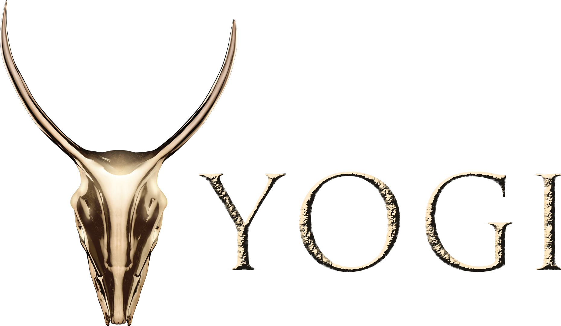 Yogi Gold On White - Deer (1860x1081), Png Download