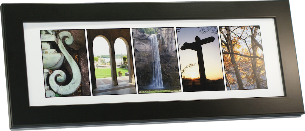 Click The Frame Type You Like Below - Three Section Painting Join In Driftwood Frame (1024x440), Png Download