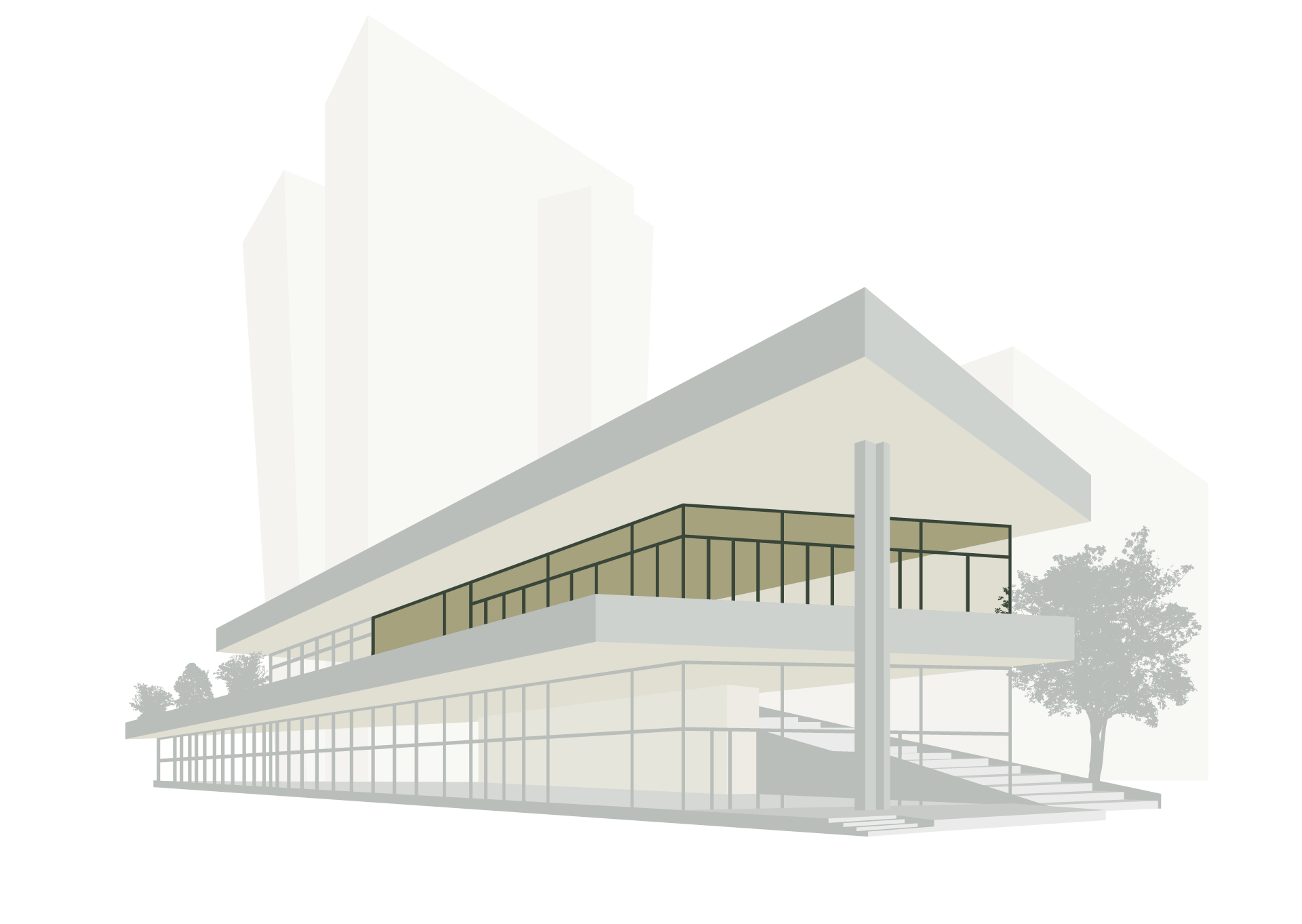 Circl Rooftopbar - Architecture (1920x1363), Png Download