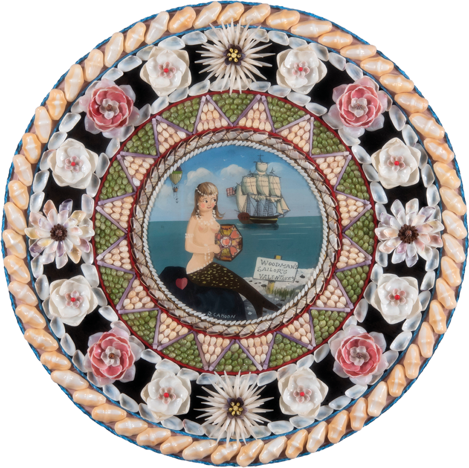 The Art Of Sailors Valentines - Circle (1024x1007), Png Download