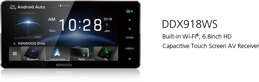 Ddx918ws - Automotive Head Unit (980x399), Png Download