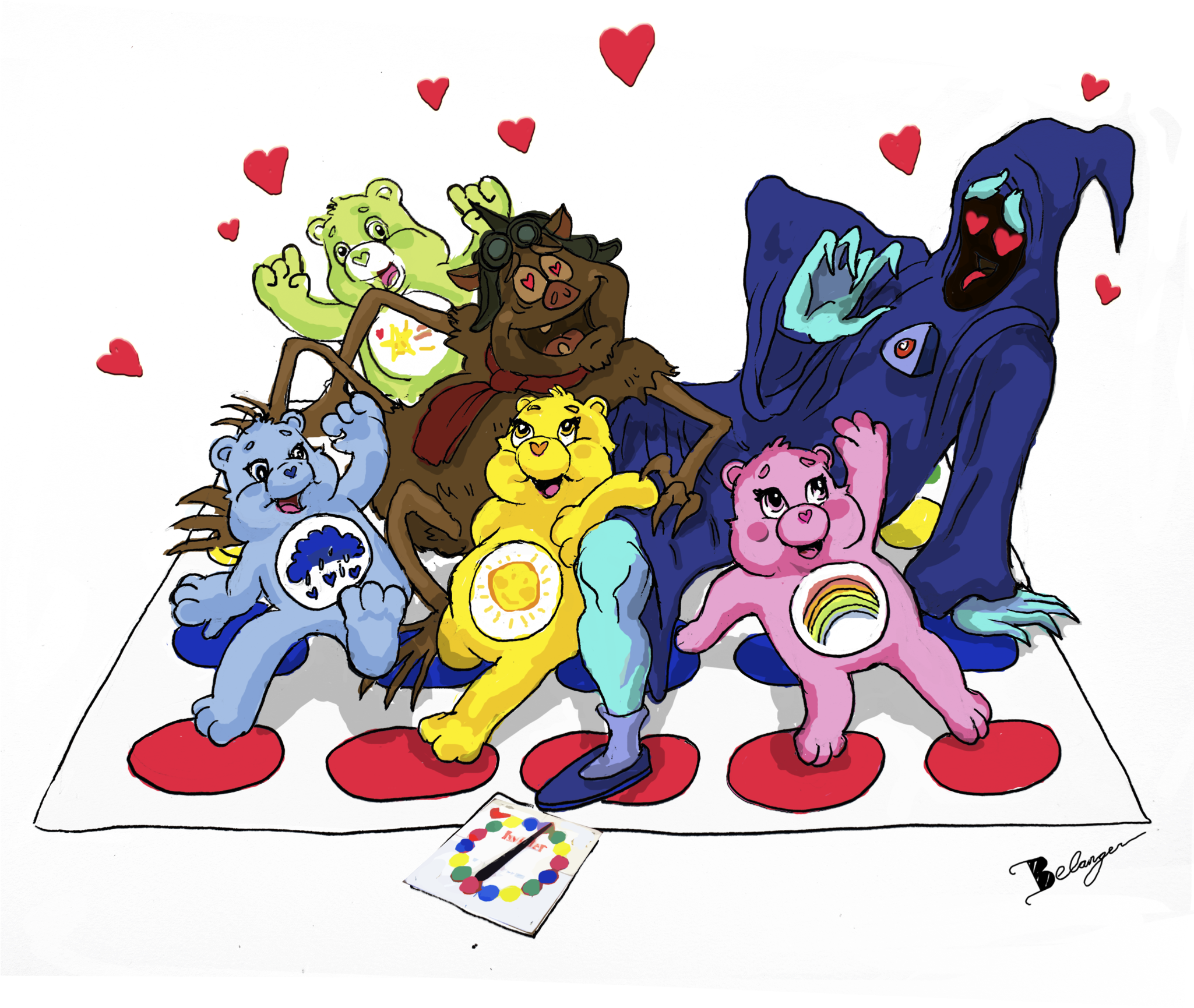 Care Bear Friend Prints - Cartoon (2048x2048), Png Download