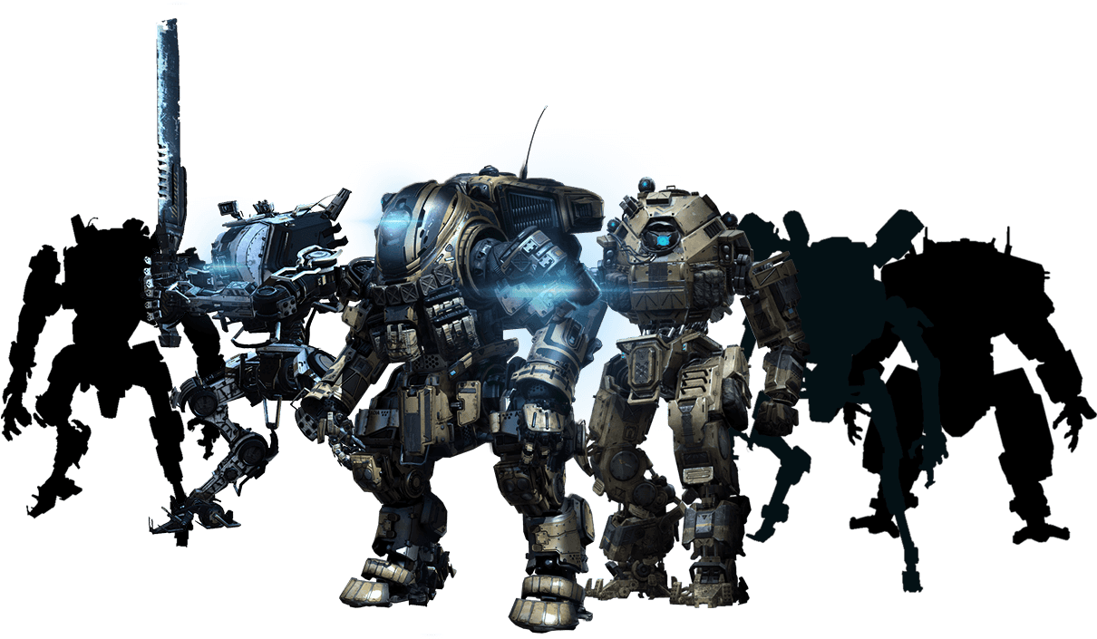 Titanfall 2 Png - Боевые Роботы Из Игр (1280x708), Png Download