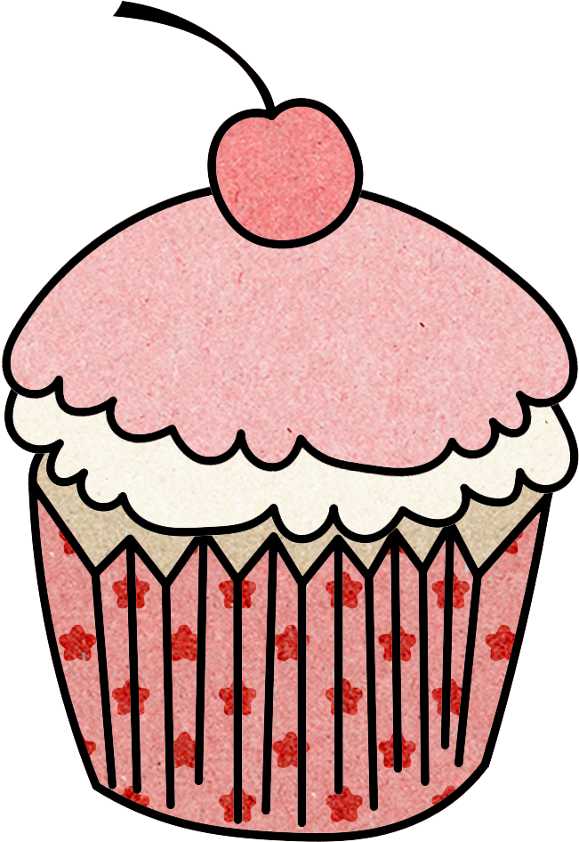 Cupcake Clipart Collage - คั พ เค้ก Png (960x1187), Png Download