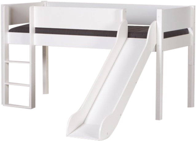 Bed With Rollercoaster - Loftsäng Med Rutschkana (800x600), Png Download