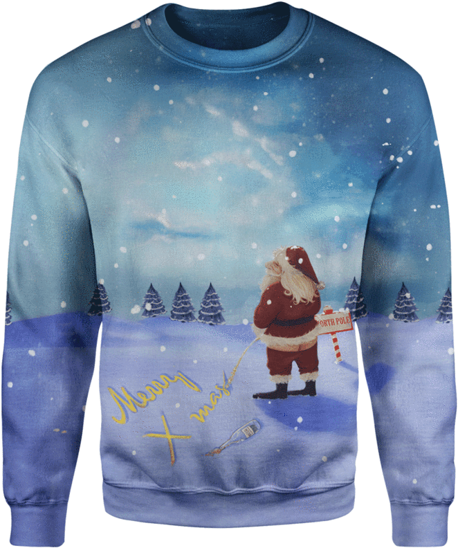 In My Defense Christmas Sweater - Leg3nd Sudaderas (800x800), Png Download
