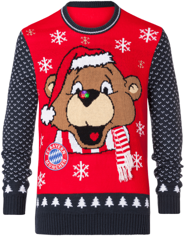 Kids Ugly Christmas Sweater - Ugly Christmas Sweater Bayern Munich (660x660), Png Download