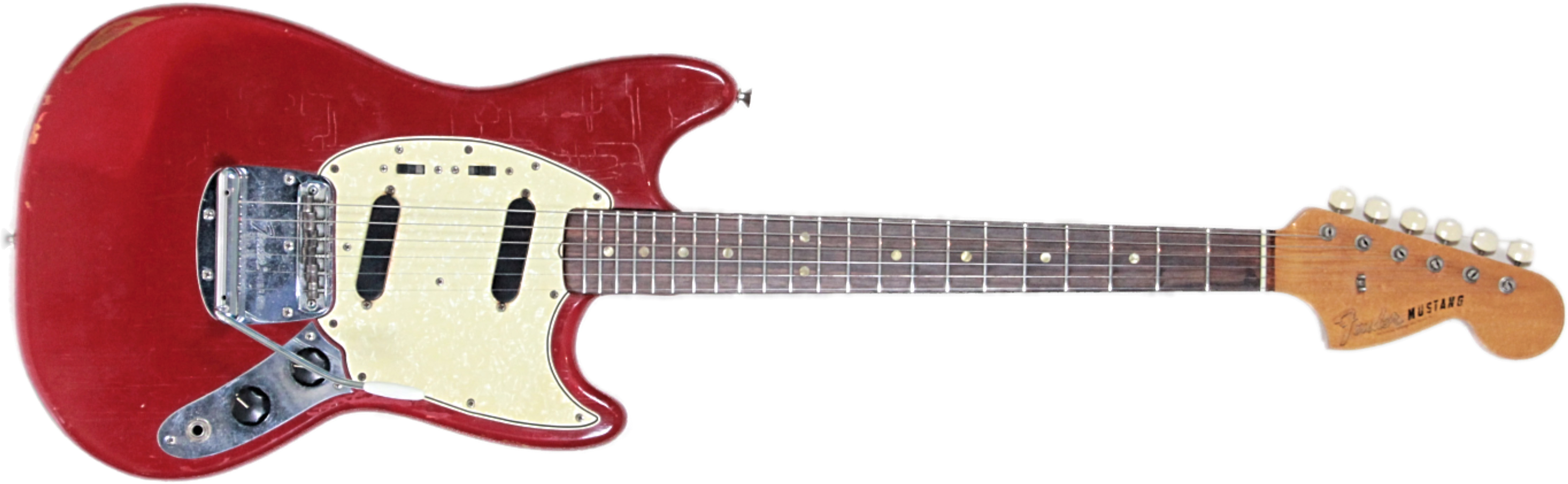 1966 Fender Mustang - Mustang Cyclone Body (4850x1876), Png Download