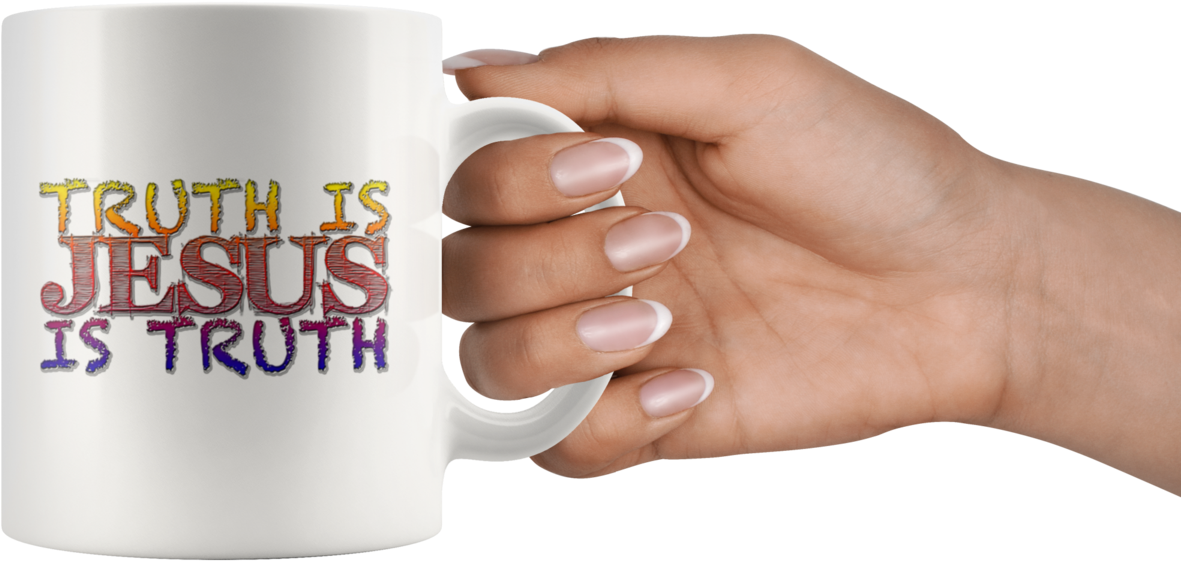 Truth Is Jesus Christian Faith Bible Verse Mugs - Mug (1200x1200), Png Download
