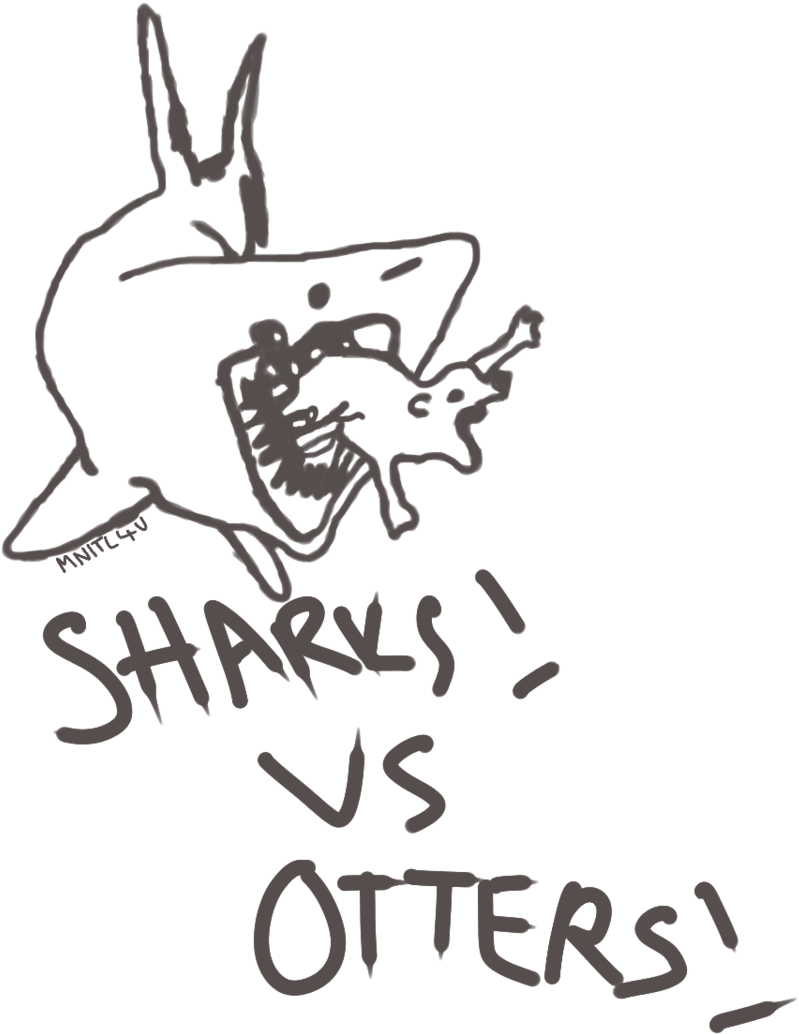 Life Is Strange Png - Life Is Strange Sharks Vs Otters (900x1080), Png Download