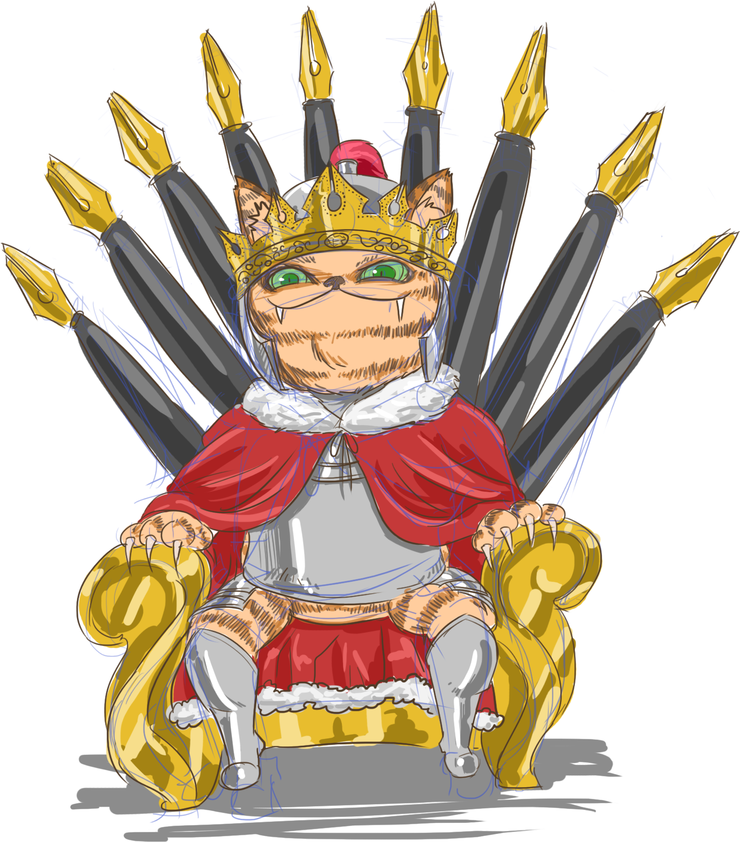 Contnent Is King - Illustration (2499x2111), Png Download