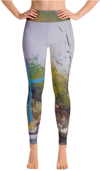 Blue Cross Leggings - Yoga Pants (620x620), Png Download