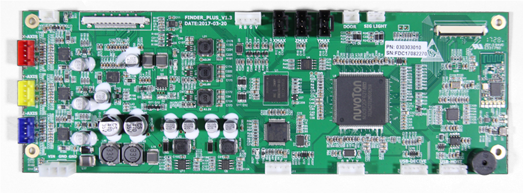 Flashforge 3d Printer Spare Part Inventor Ii Iis 2 - Microcontroller (1024x1024), Png Download