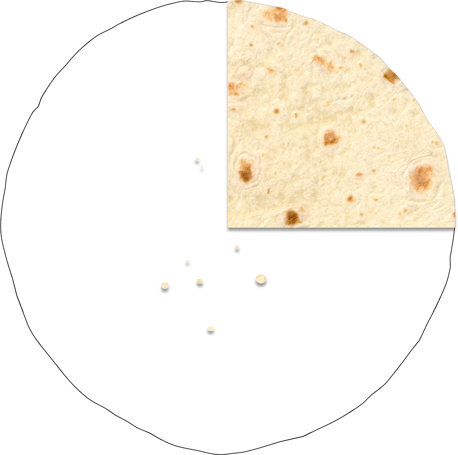 Corn Tortilla (1500x1500), Png Download