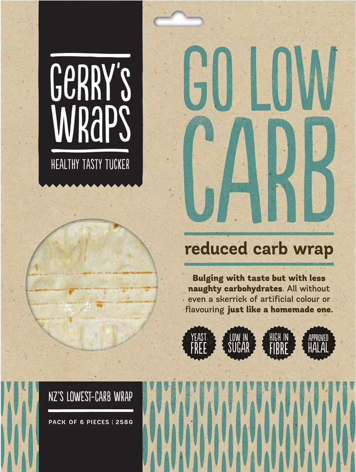 Go - Gerry's Low Carb Wraps (960x960), Png Download