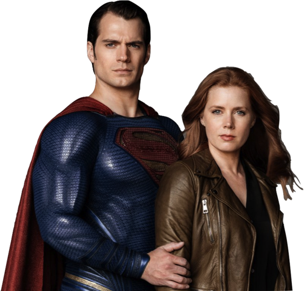 Batman Vs Superman Png - Superman Henry Cavill And Amy Adams (600x575), Png Download