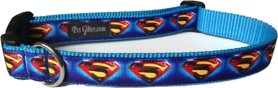 Dog Collar - Superman - Superman (1040x450), Png Download