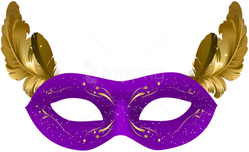 Free Png Download Purple Carnival Mask Png Clipart - Mascara De Carnaval Png (850x519), Png Download